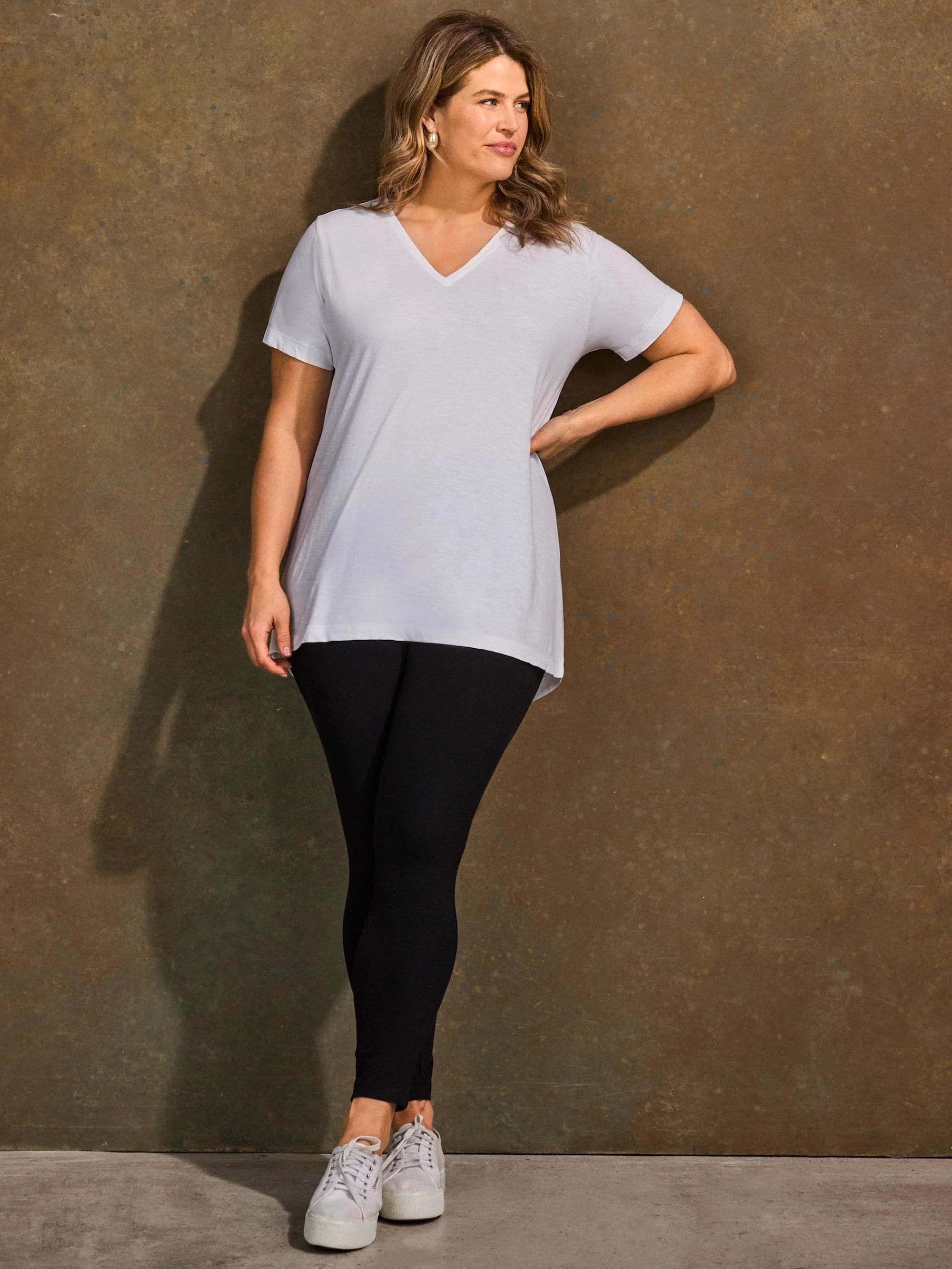 Black Jersey Leggings - Image 6